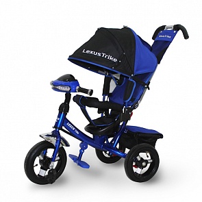 Трехколесный велосипед Lexus Trike LX с ручкой, регулируемой спинкой, световыми и звуковыми эффектами (Lexus Trike, LX-950DWM-2sim)